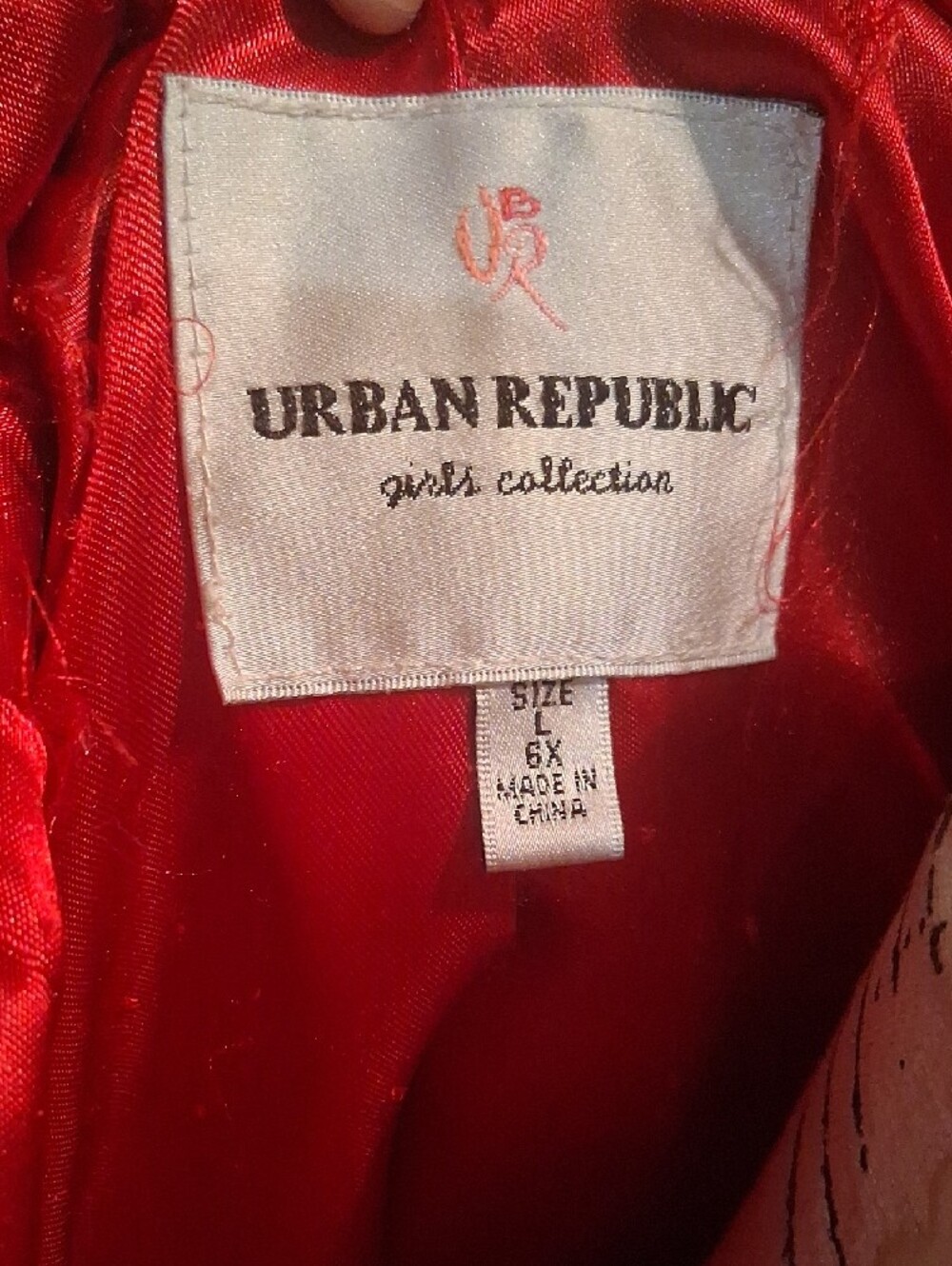 Urban Republic Girls' Leopard Print Faux Fur Jacket with Red Lining Size 6X - Picture 10 of 12